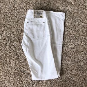 Ralph Lauren Blue Label White Straight Leg Jeans